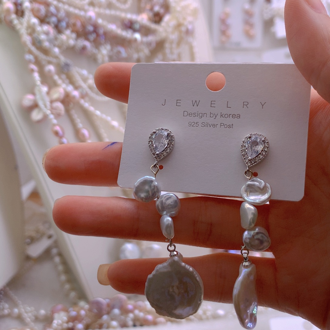 奶***溪项链淡水珍珠未镶嵌