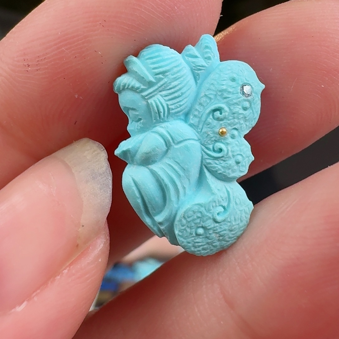 绿松石珠宝奇石未镶嵌