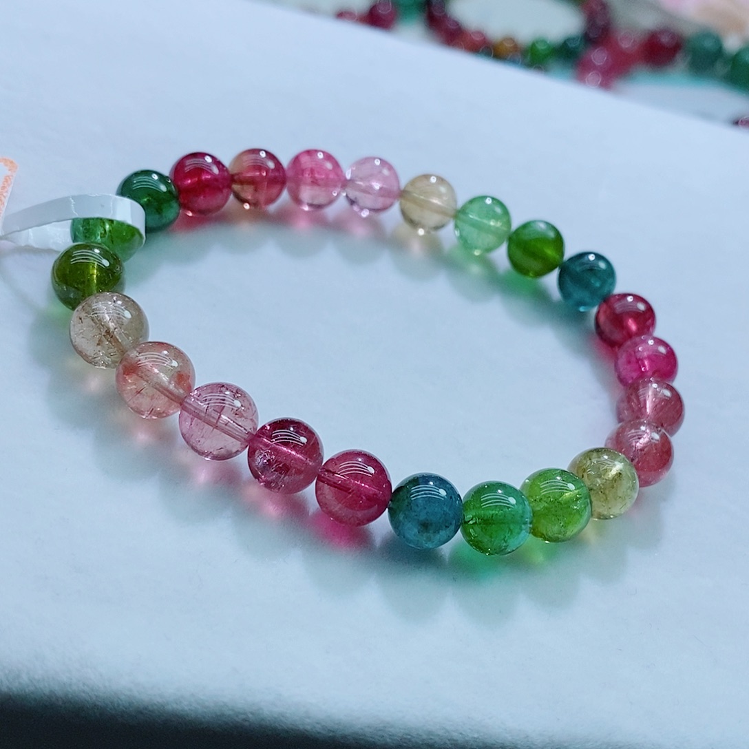 手链未镶嵌碧玺7.8mm左右