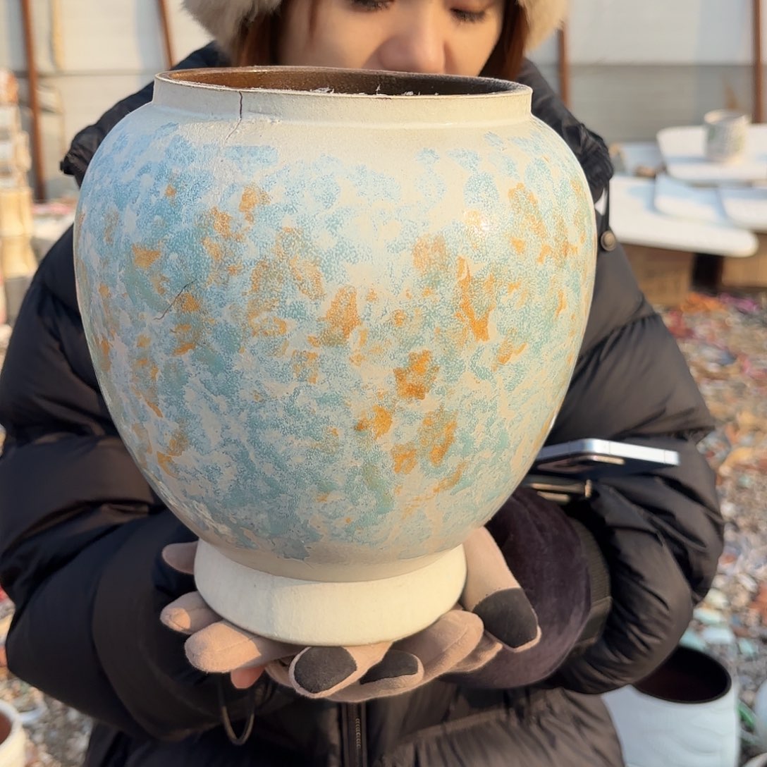 口径14高22一个瑕疵