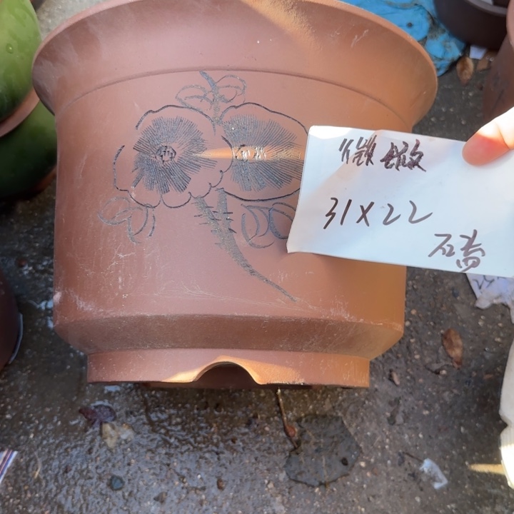 紫砂花盆特价商品