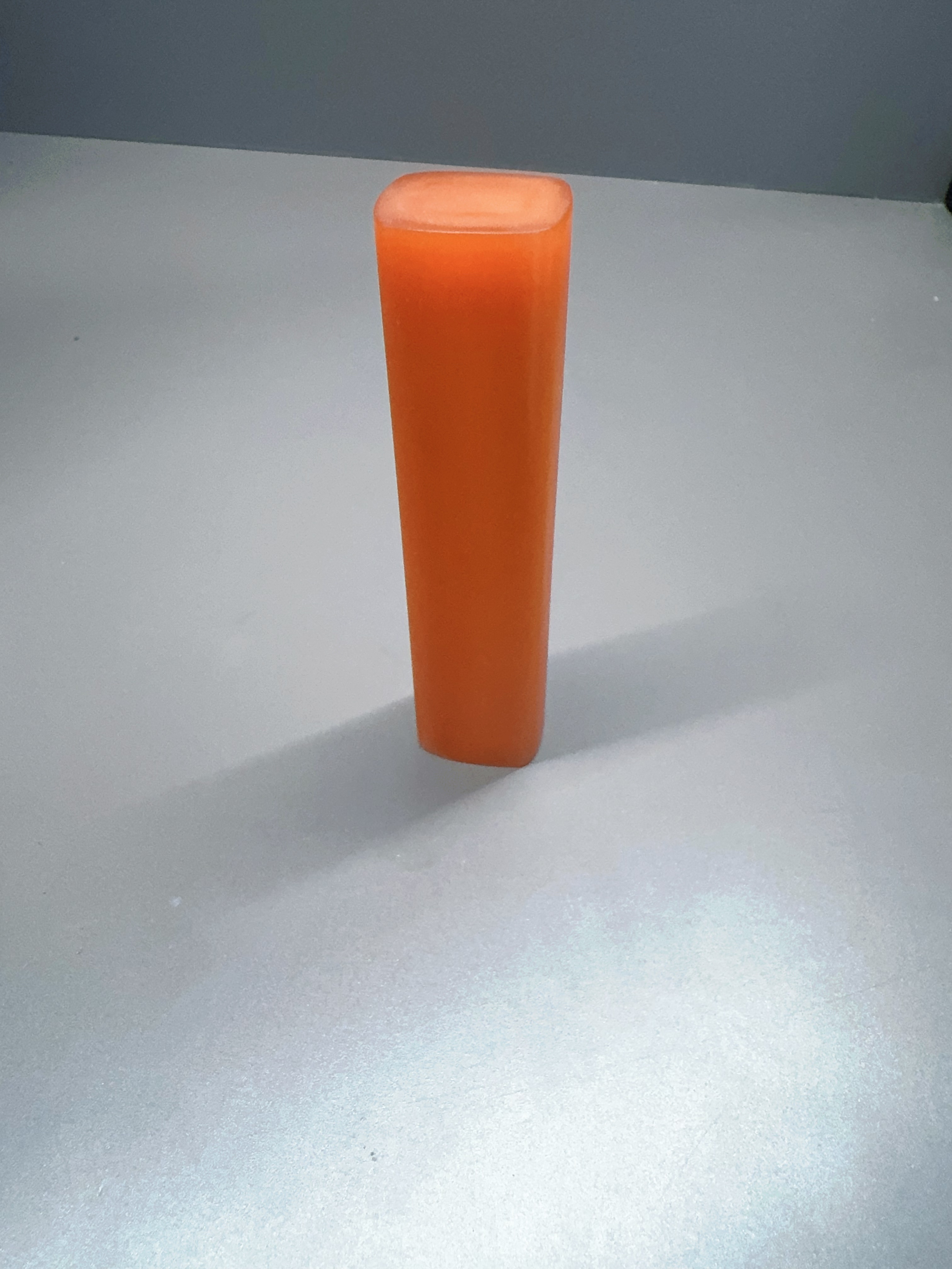 实心玉竹，文玩手把件。