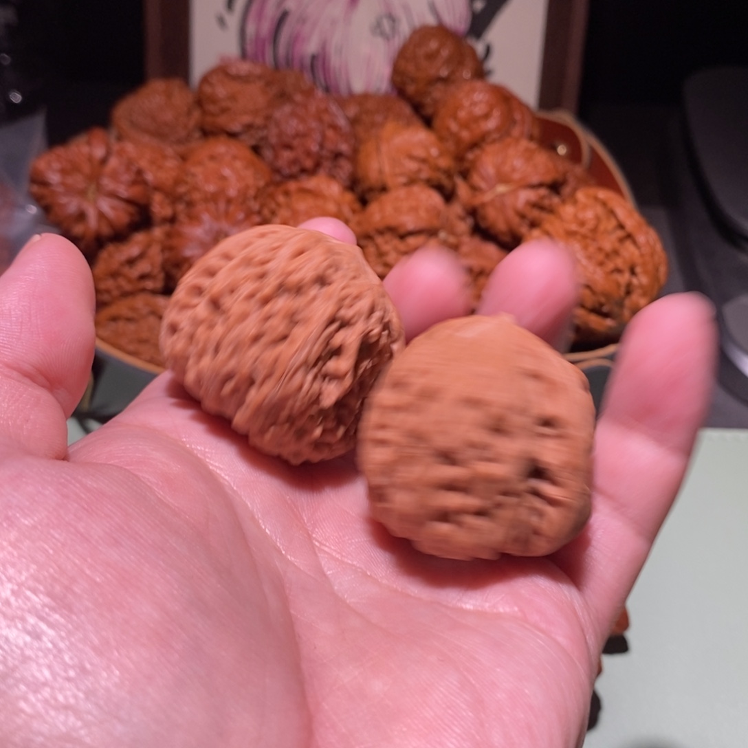 吊坠文玩核桃全品39平谷凹底11177