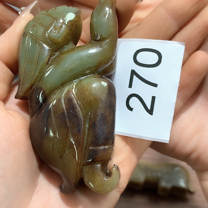 和田玉挂件未镶嵌糊**乐