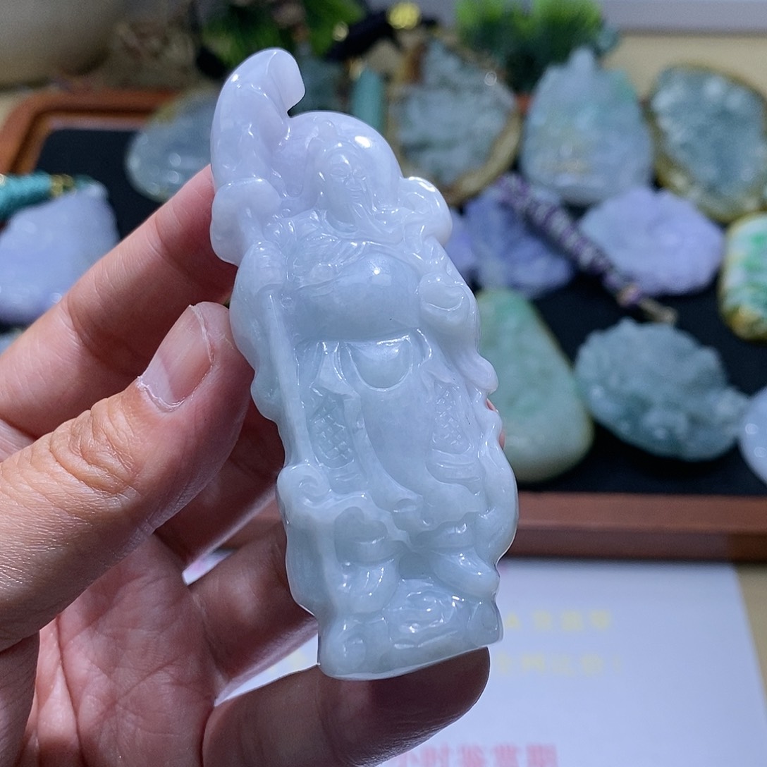 【闪购商品】翡翠颈饰未镶嵌关公