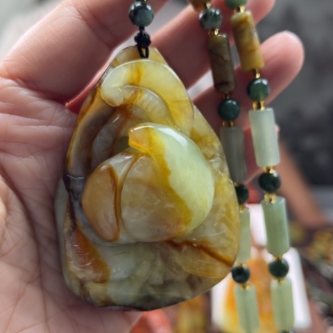岫玉挂件未镶嵌挂件