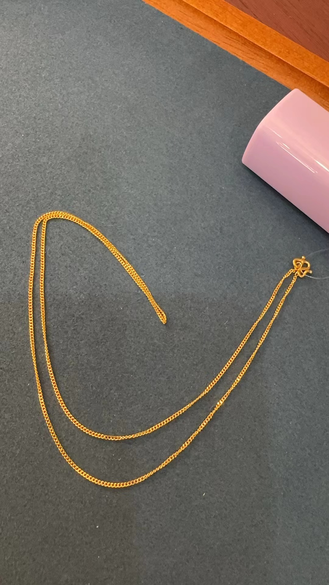 红飞珠宝足金项链