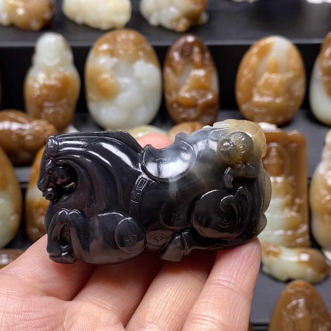 和田玉吊坠(不含链)未镶嵌