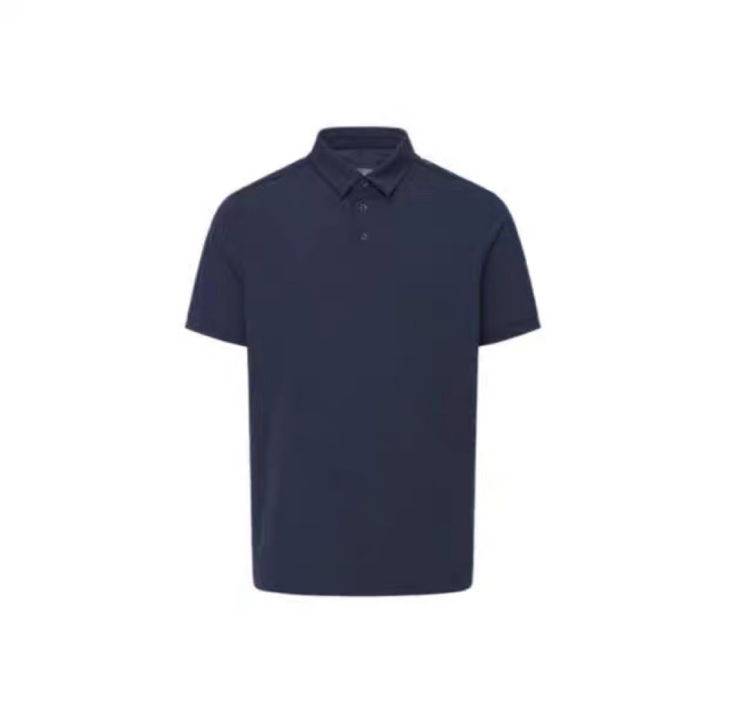 91C桑很特别单肩膀硅胶LOGO纯色运动速干POLO短袖