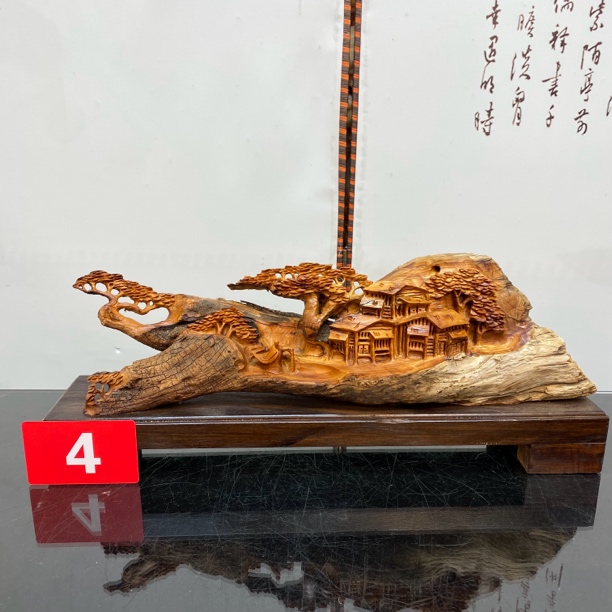 新品特价崖柏山水摆件规格:长45宽10高18重6斤