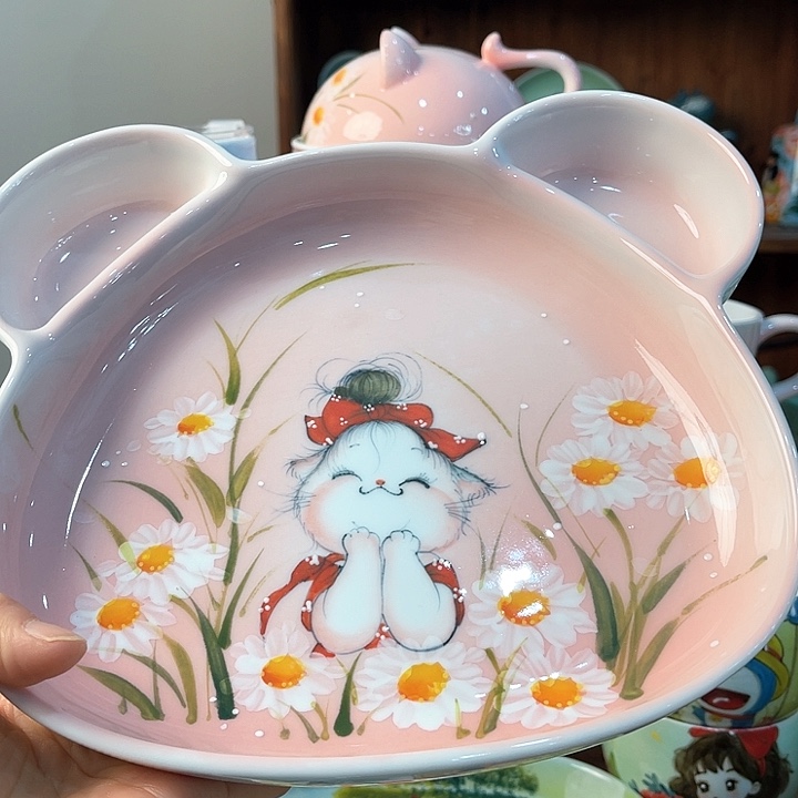 陶景德镇釉下手绘陶瓷 