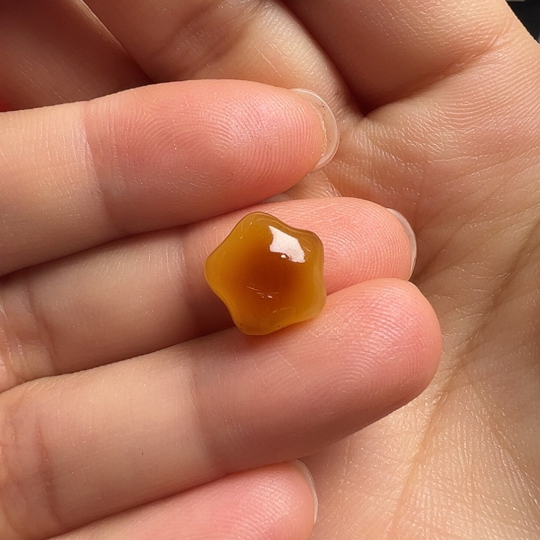 蜜蜡颈饰未镶嵌星星（打孔不退换）