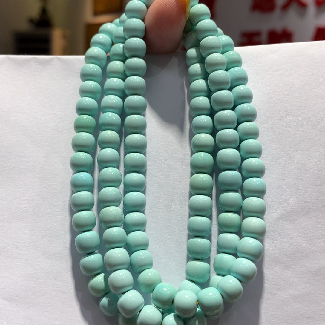 未镶嵌绿松石长链