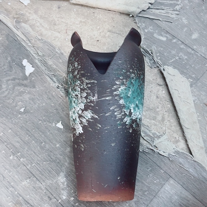 紫砂花盆口14.5高31gdhxhhxhx
