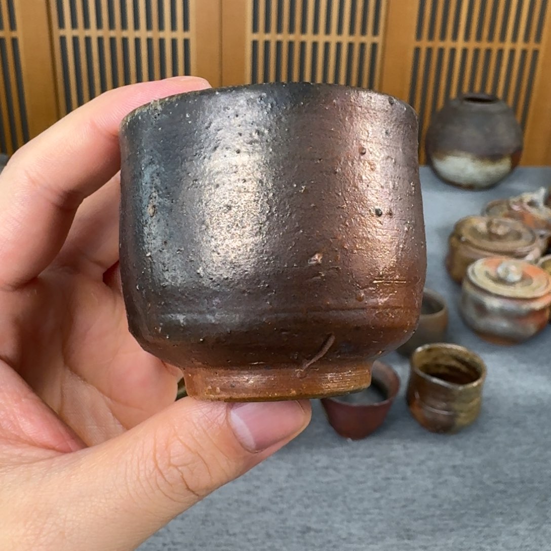 山本出 备前烧主人杯