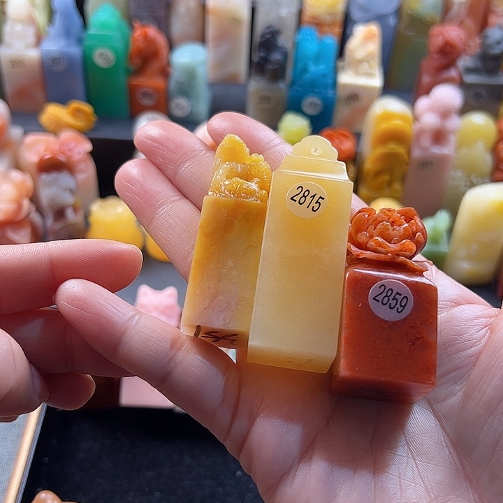 老挝石印石君**钰手工定制的