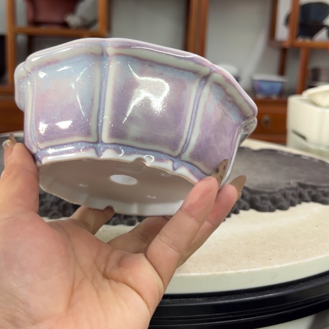 紫砂花盆瑕疵5-13。。。