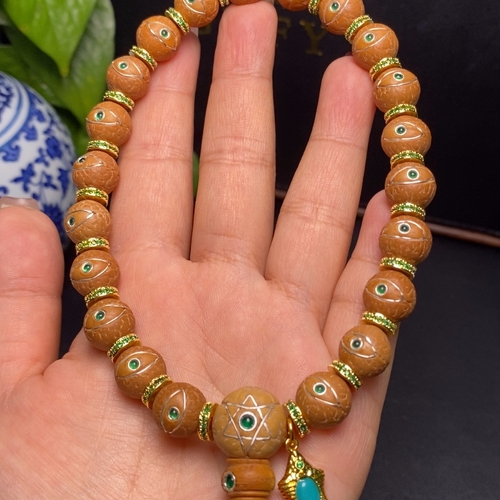 凤眼菩提手串尼泊尔