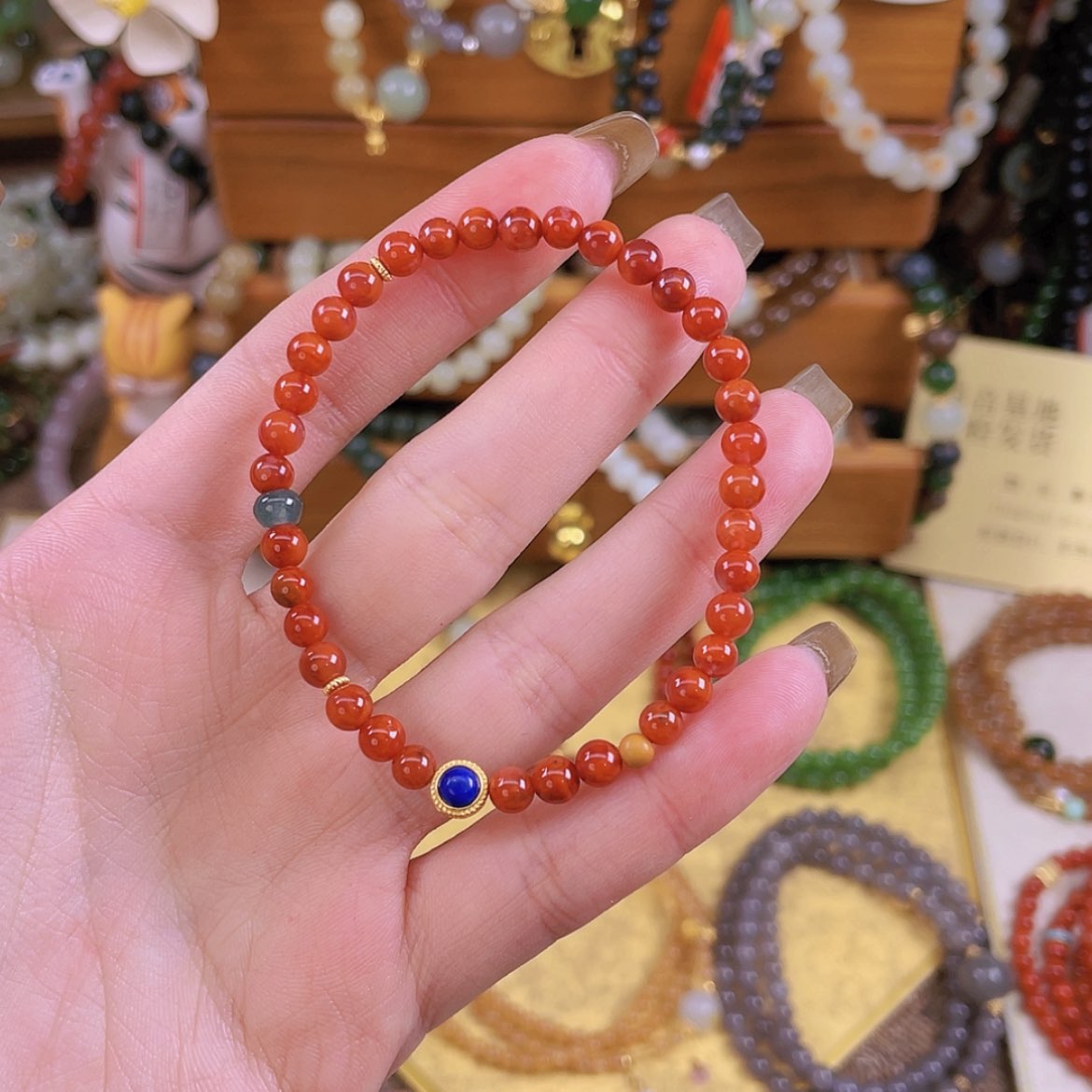 【闪购商品】南红玛瑙手链未镶嵌