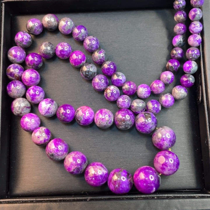 未镶嵌苏纪石（舒俱来）凝胶紫樱塔链