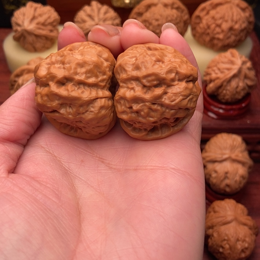 桃核把件延庆蛤蟆头39