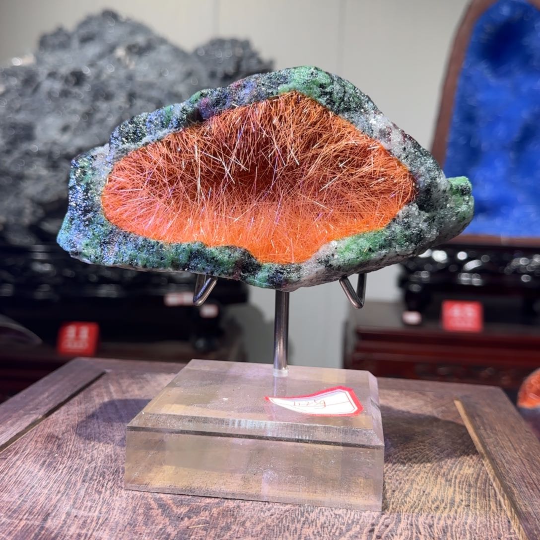 紫砂矿物晶体摆件用****2