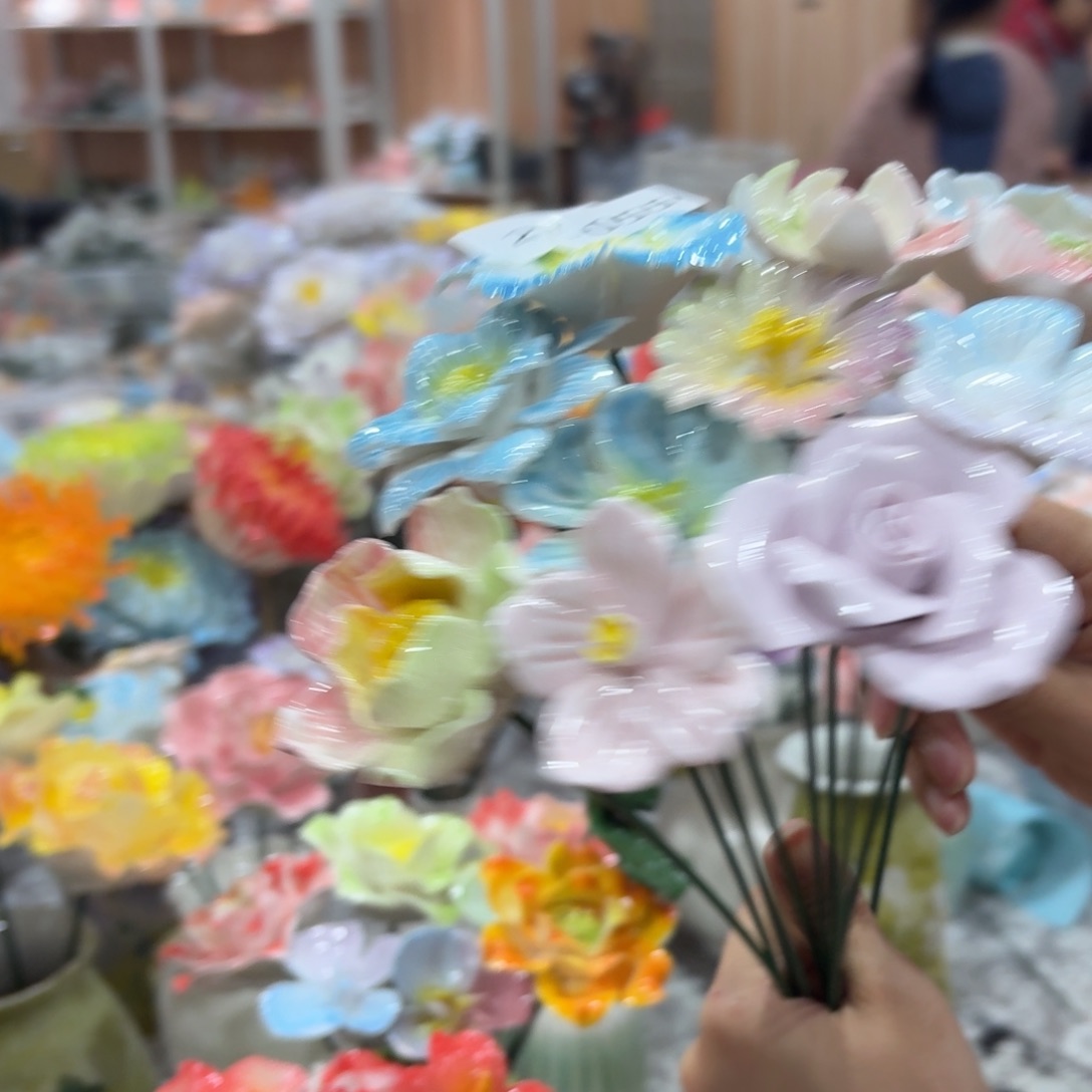 陶瓷花，拍满20发货，退款拉黑2755