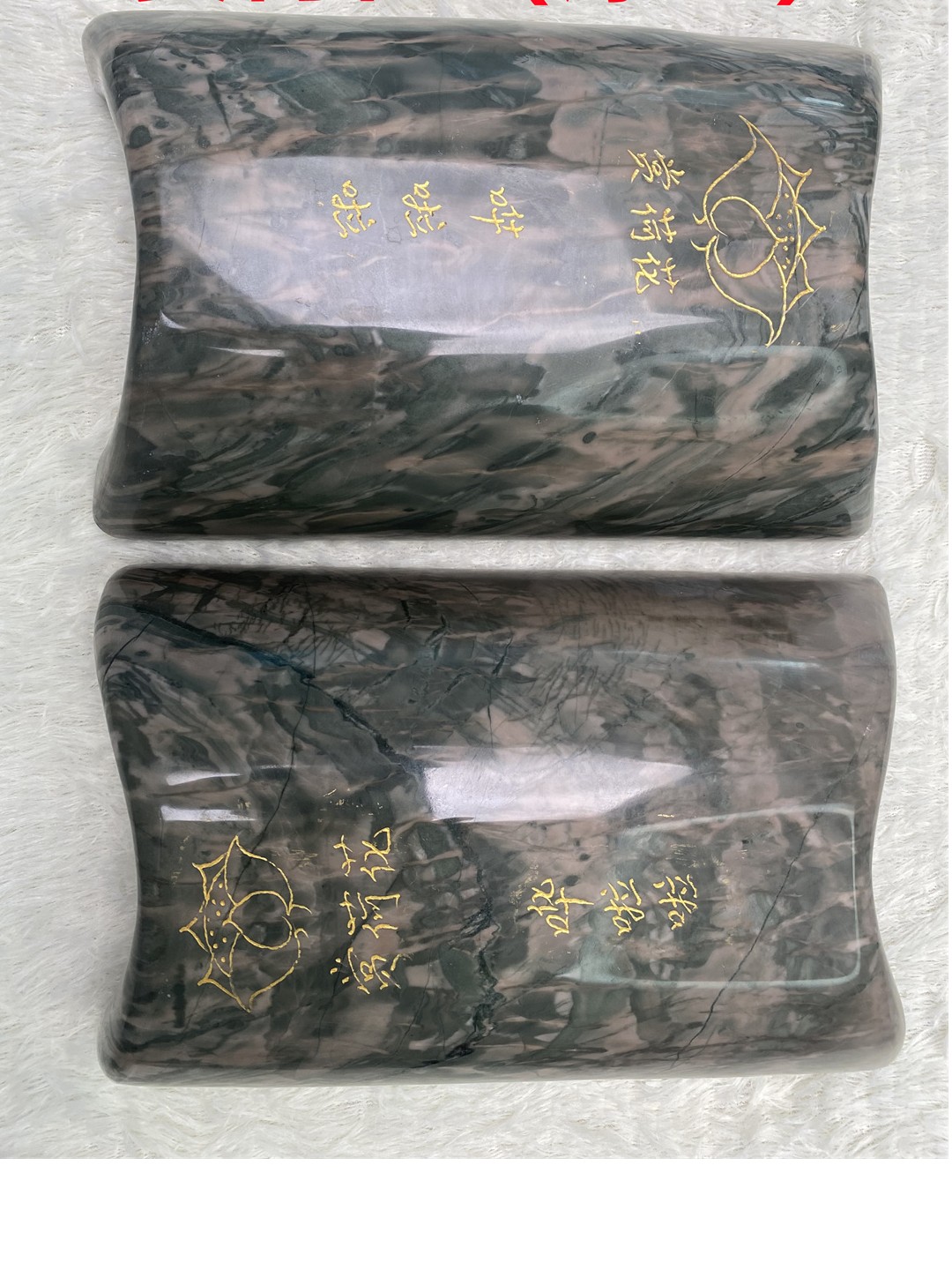 赏荷花家居护膝盖哗啦啦石材膝盖手工石头