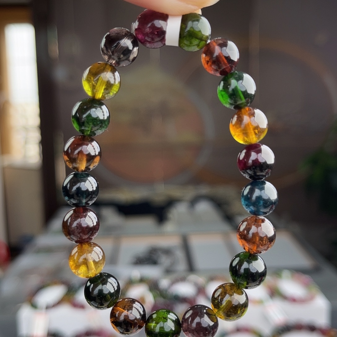 未镶嵌碧玺9mm碧玺