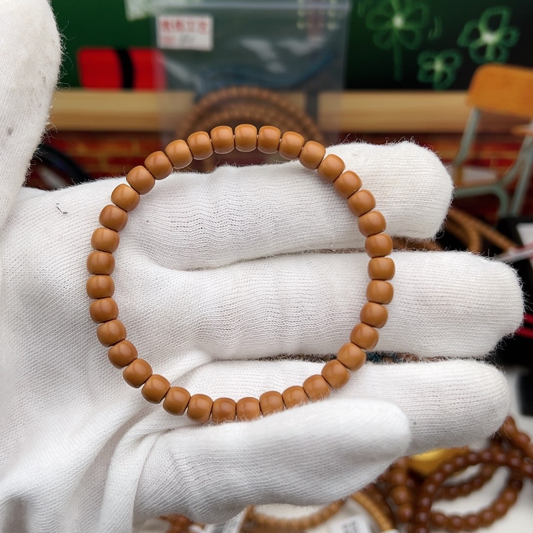 那***好橄榄核手串核尖单圈6.0㎜