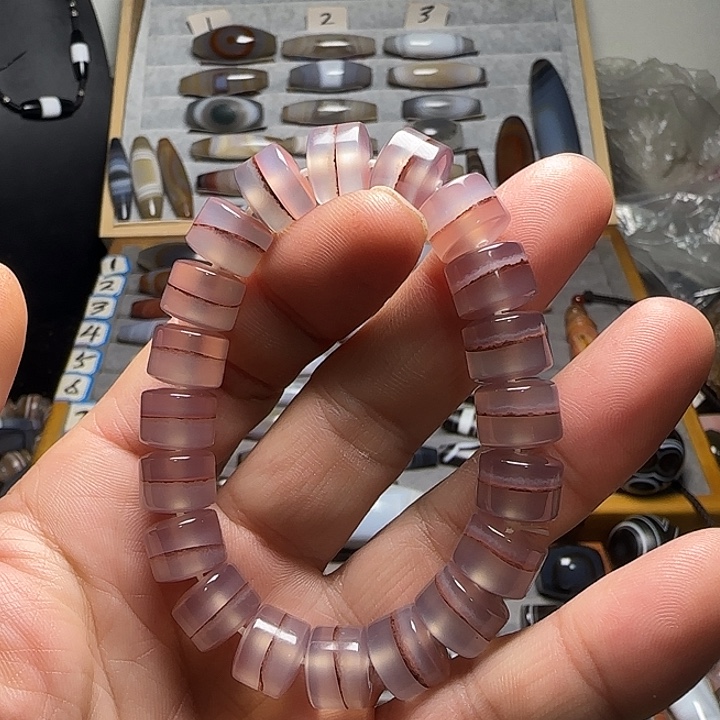 玛瑙/玉髓未镶嵌手串