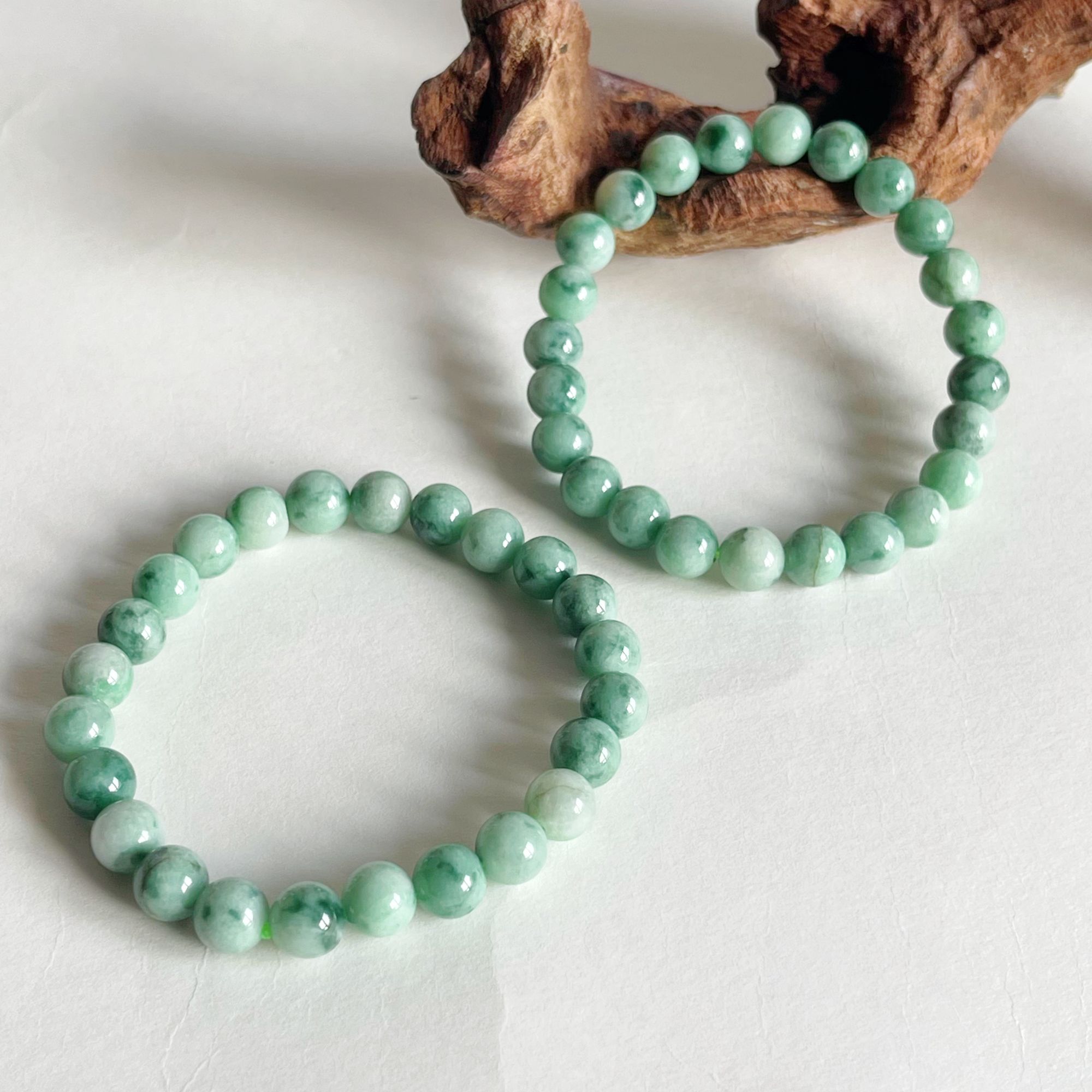 【小宝珠宝】17  S100347-翡翠手串-多样性发一件-7mm