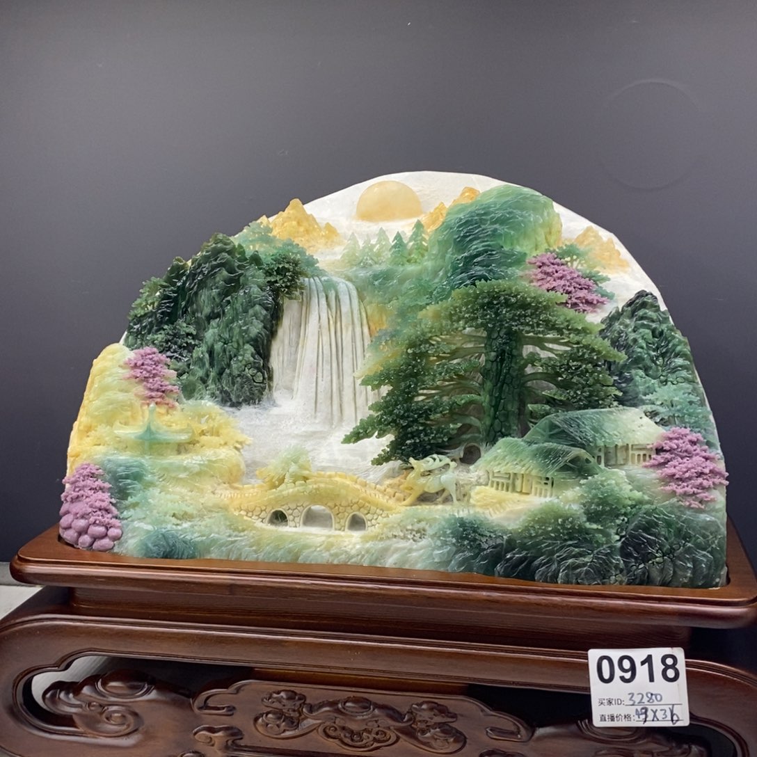 【闪购商品】绿泥石云母质玉（岫岩玉）珠宝奇石未镶嵌