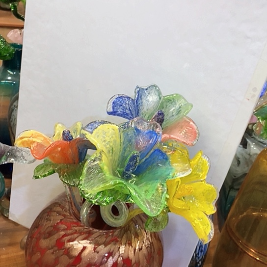 无铅玻璃花瓶高45厘米宽9厘米