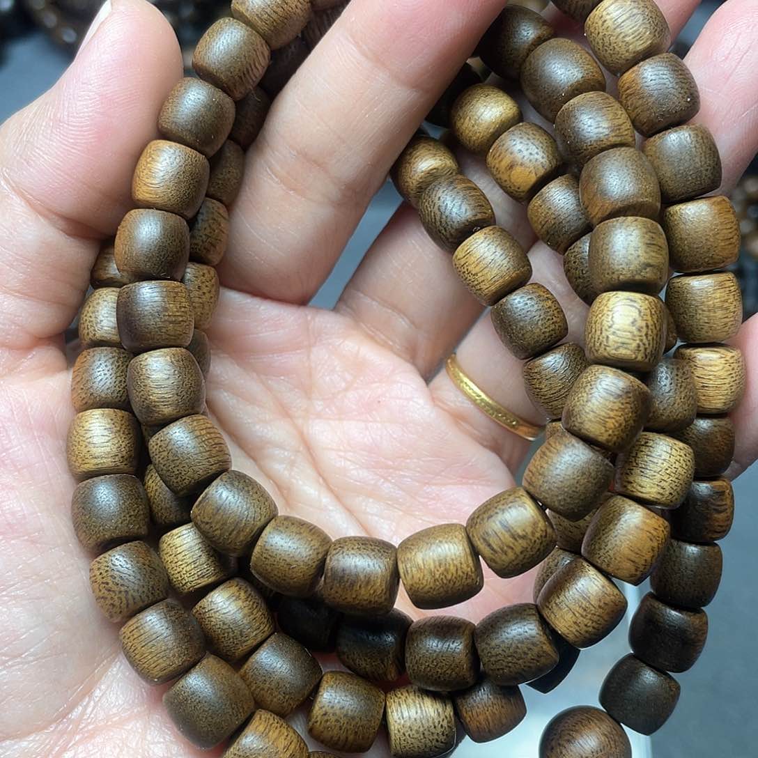 沉香手串芽庄黄棋0.8