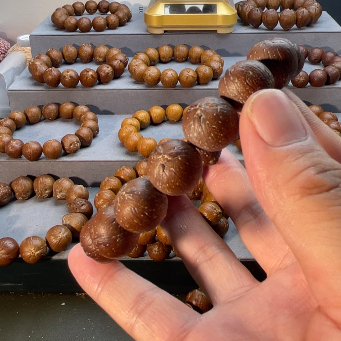 紫金鼠手串魏*15尺寸纯圆