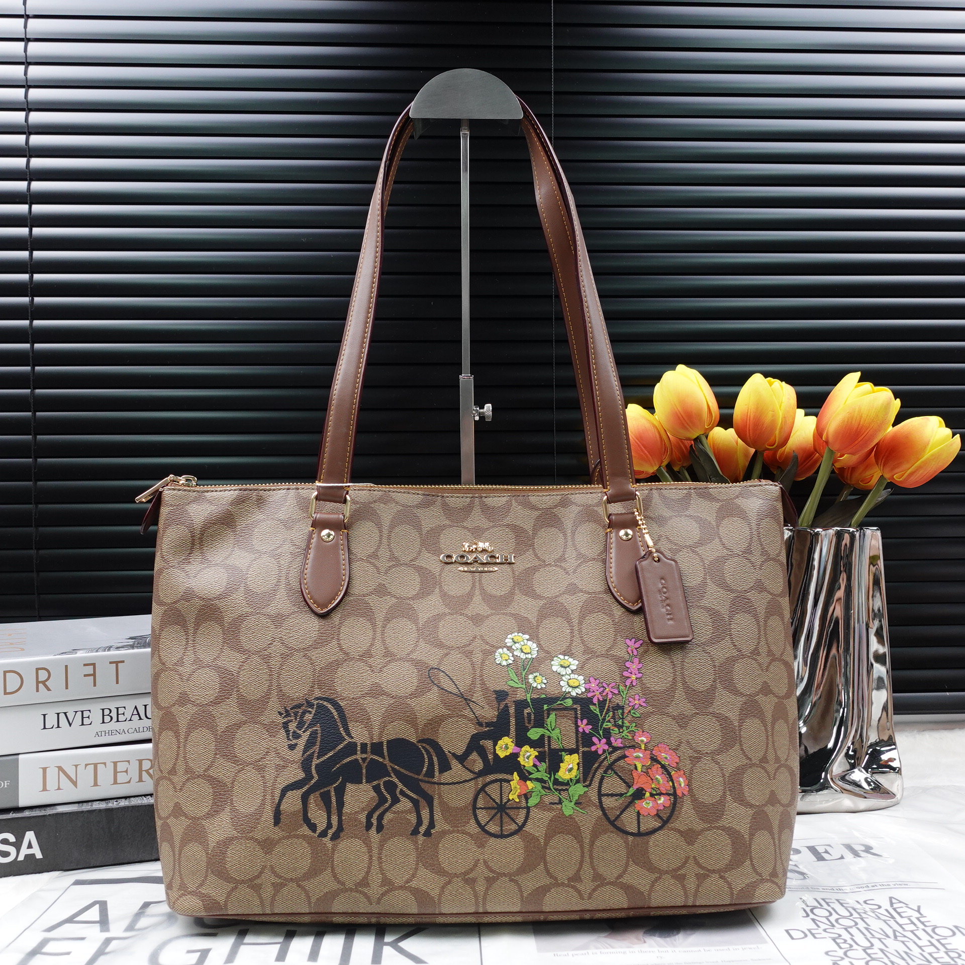 95新 COACH/蔻驰 单肩包/T10229976