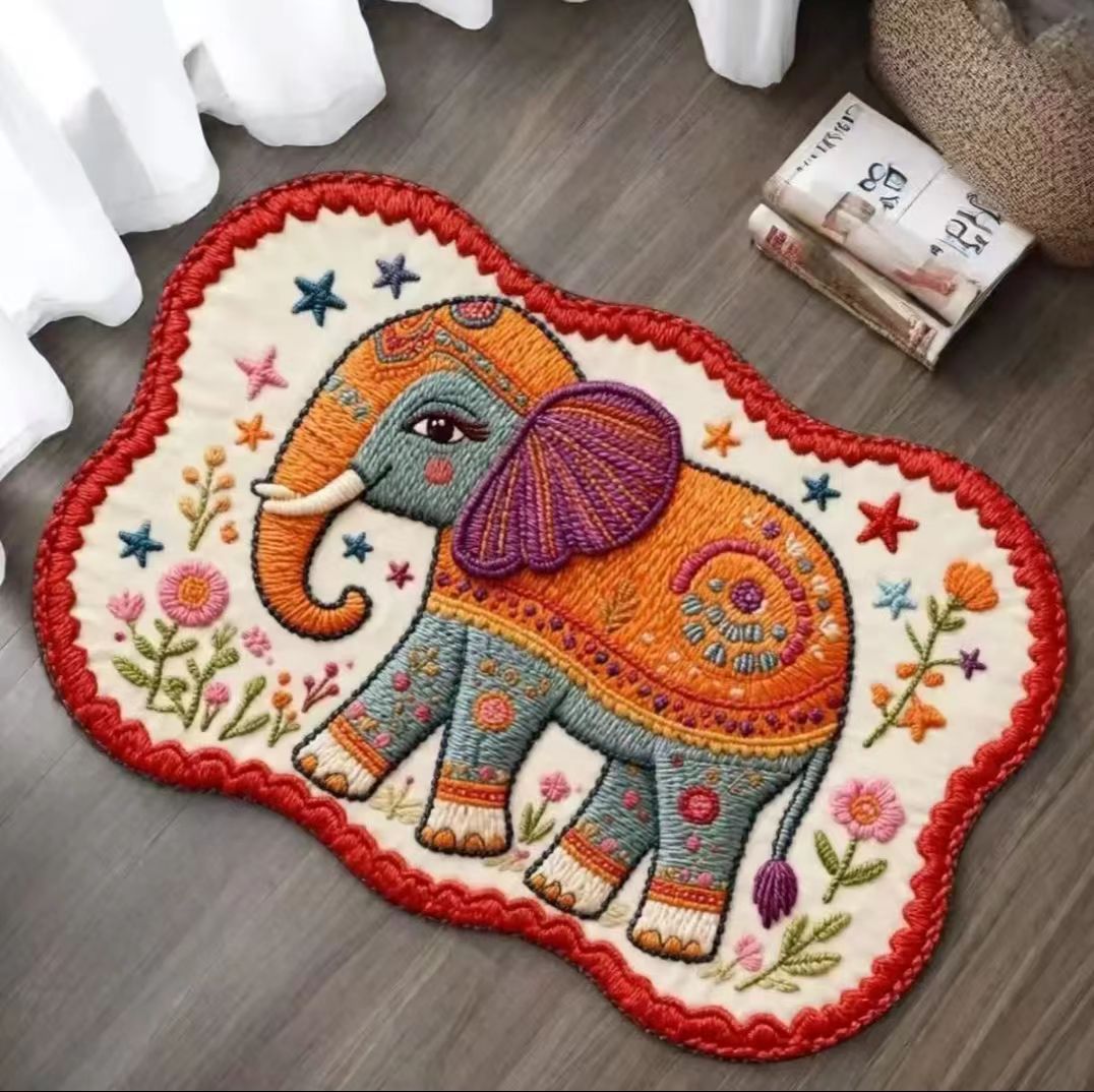 吉象系列大尺寸60*90CM防滑橡胶底门厅玄关地毯地垫入户门垫家用