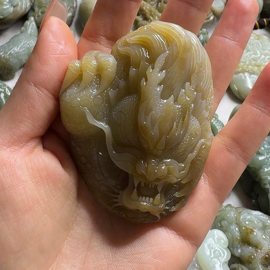 颈饰未镶嵌和田玉霸*