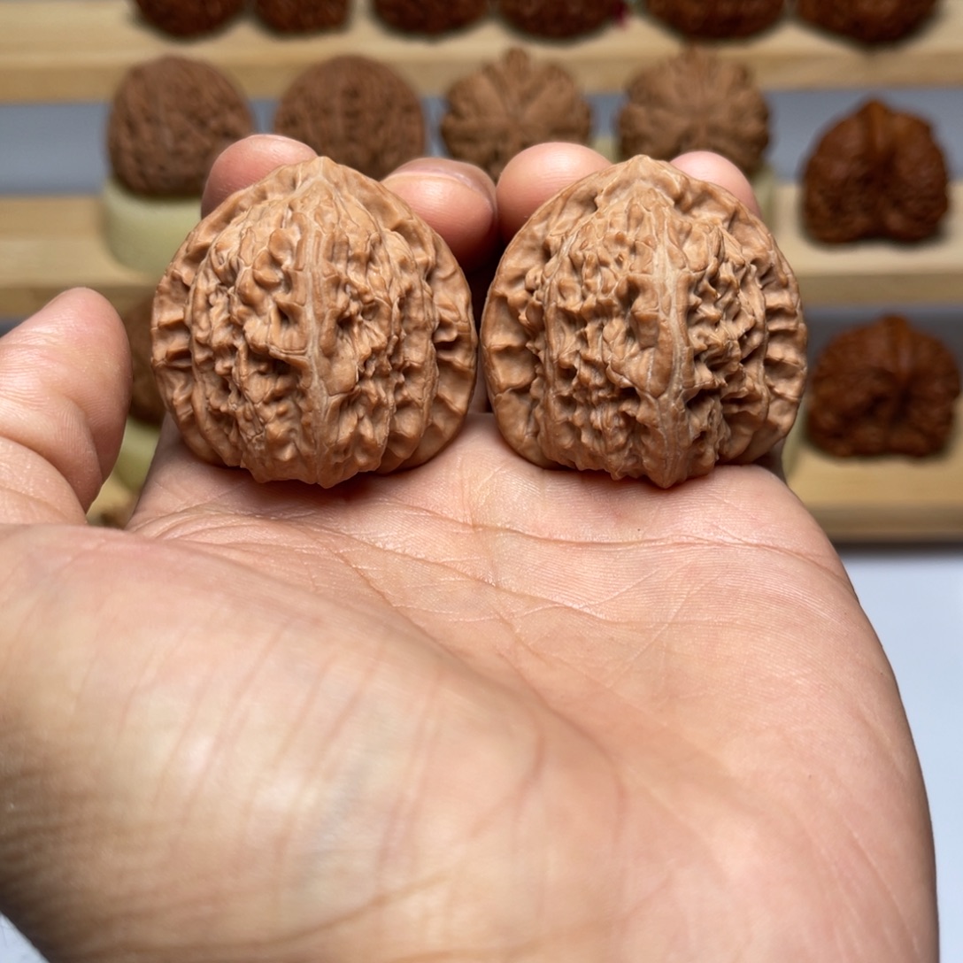 桃核吊坠41全品三角白