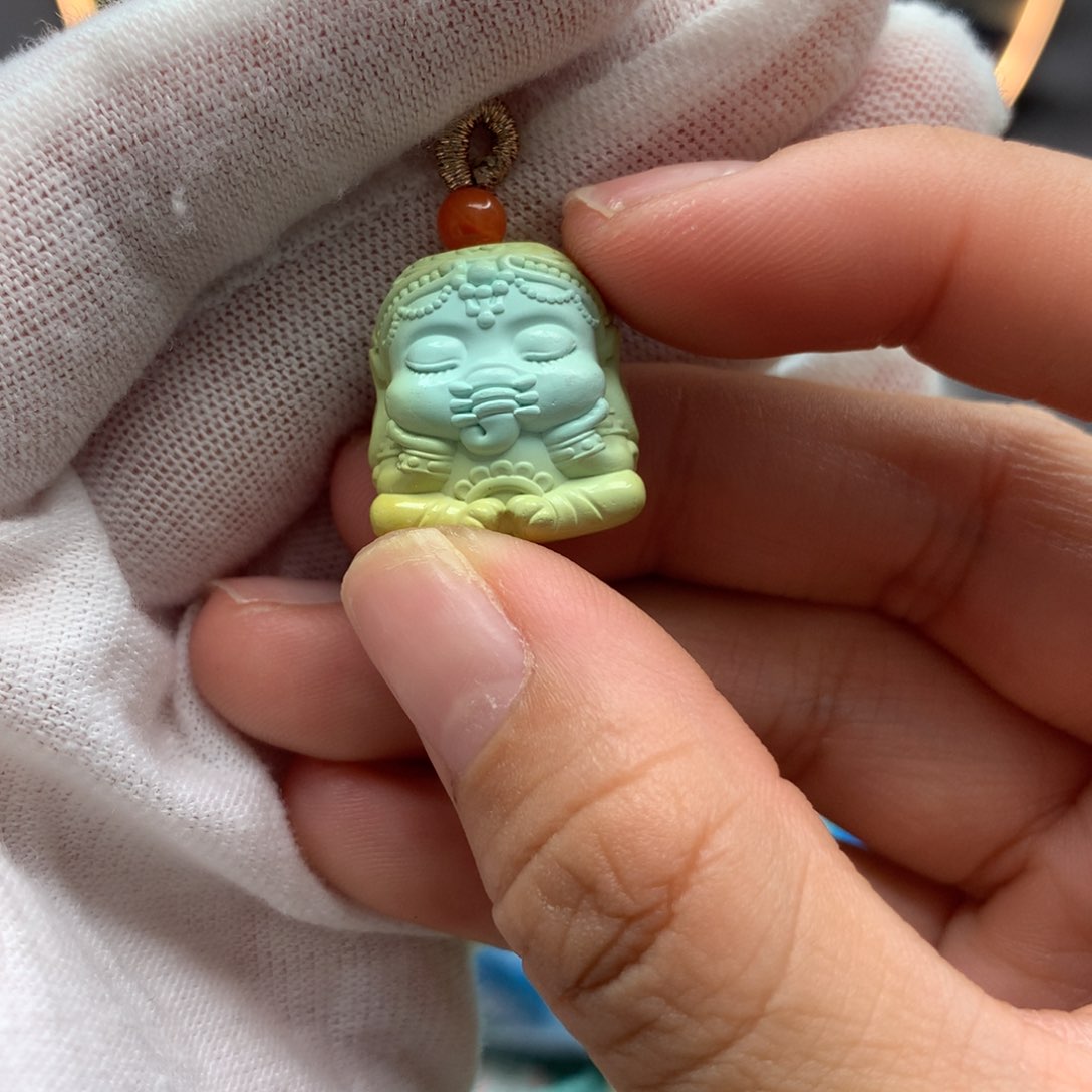 绿松石挂件未镶嵌