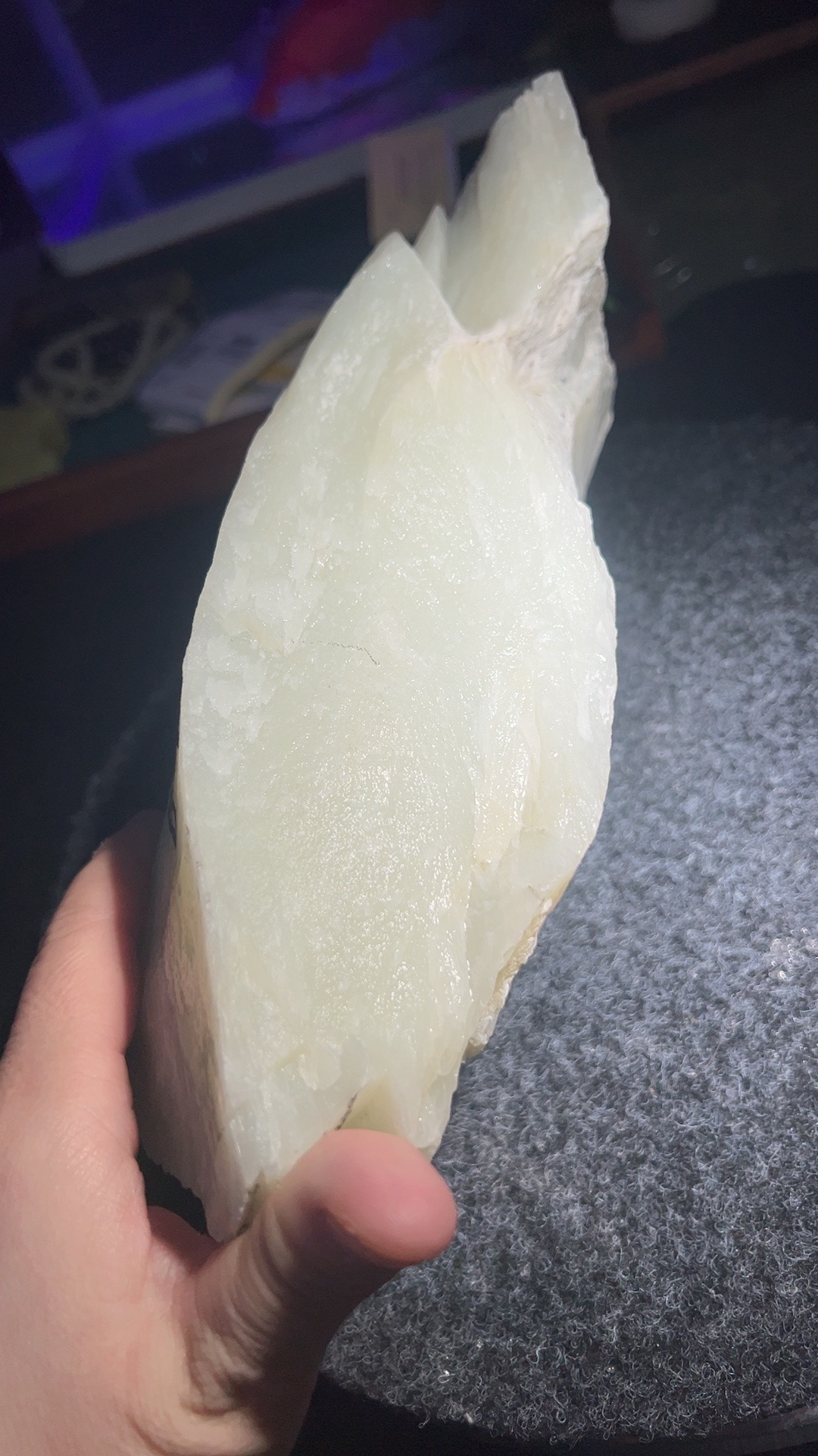 白石头奇石摆件完美