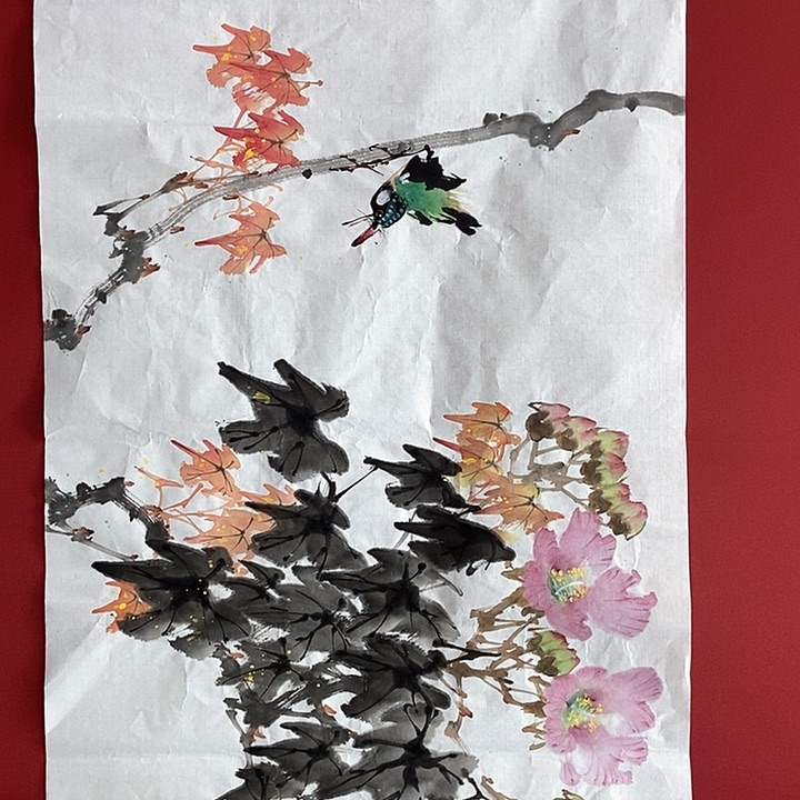 国画书画作品纯手绘