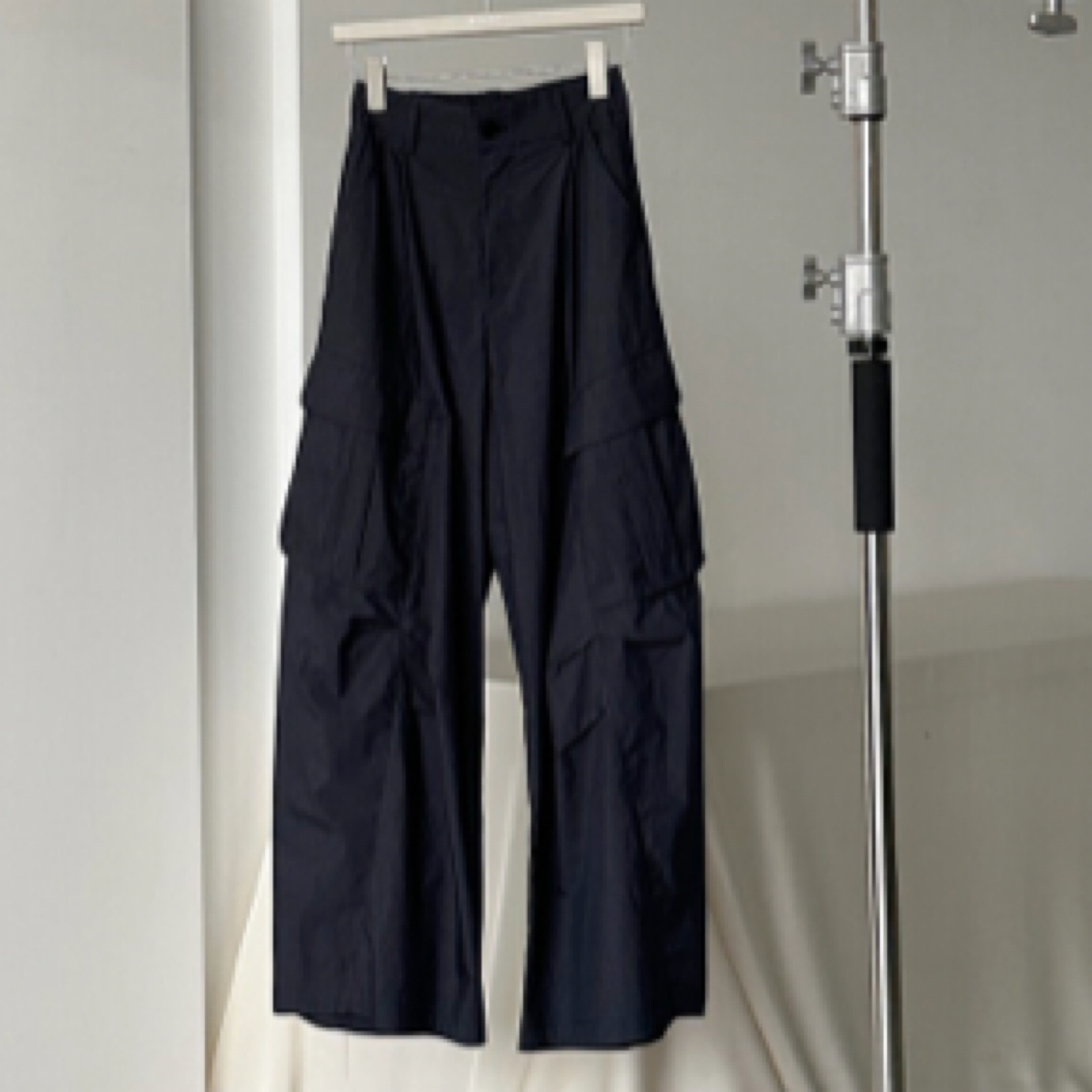 版型超赞！【满溢家】防晒工装裤！宽松慵懒舒适松紧腰休闲工装裤 