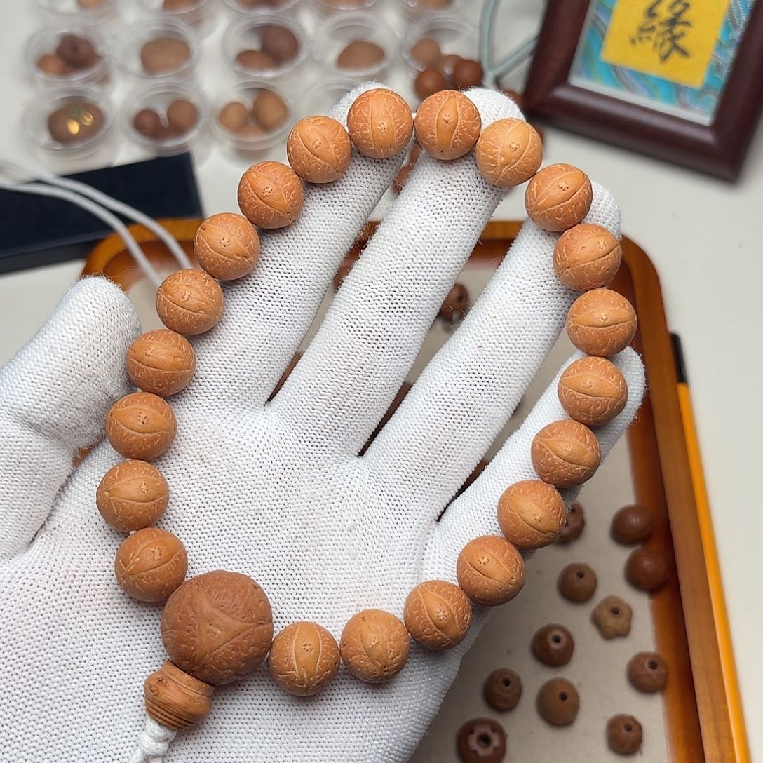 凤眼菩提手串新人福利红皮正圆12.5手串