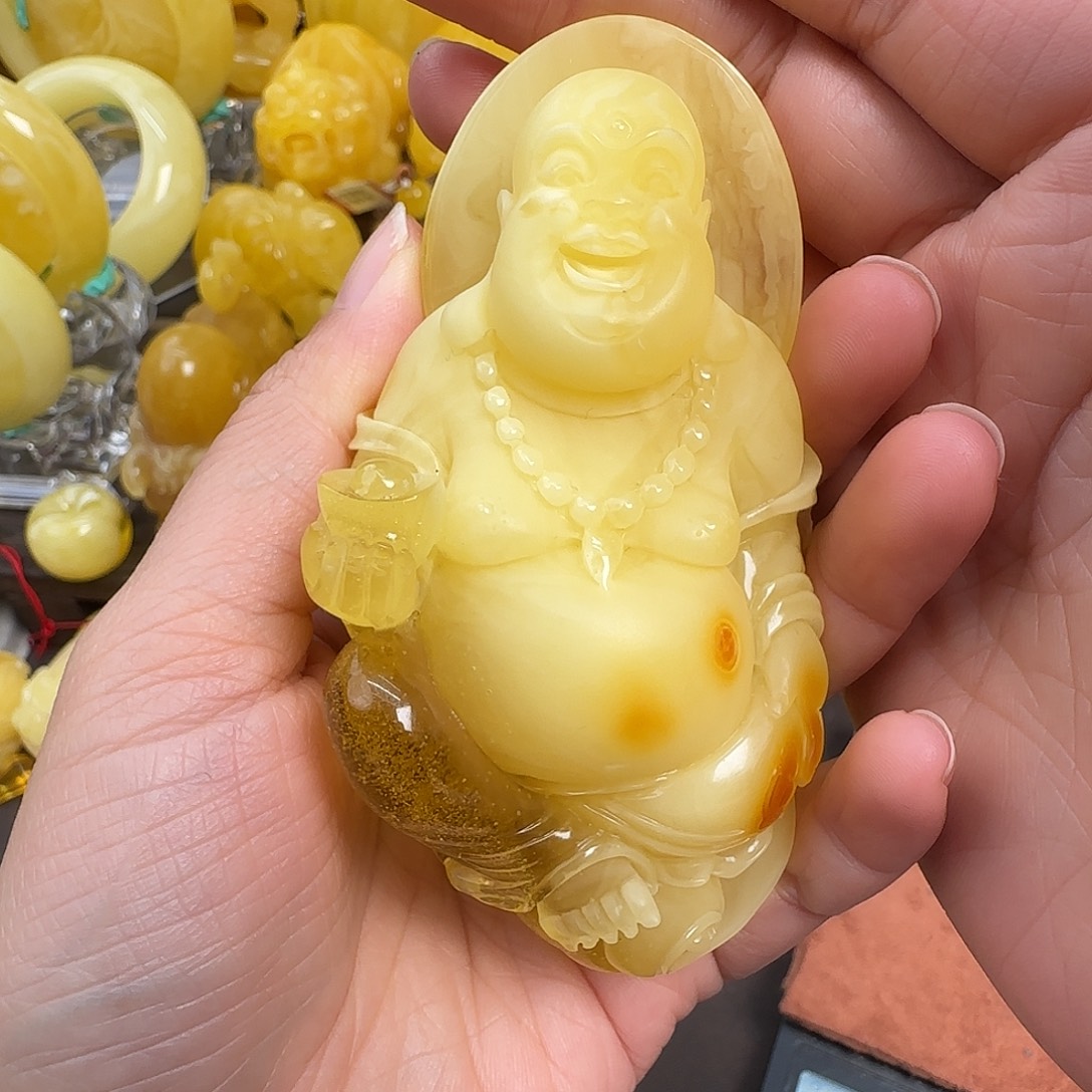 蜜蜡未镶嵌珠宝奇石