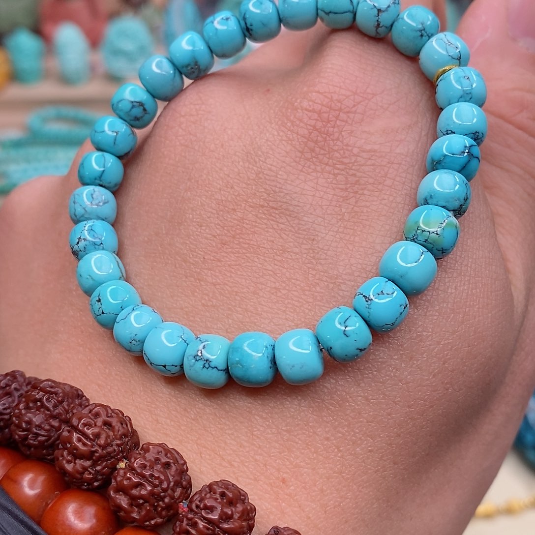 绿松石珠宝奇石未镶嵌劫*a