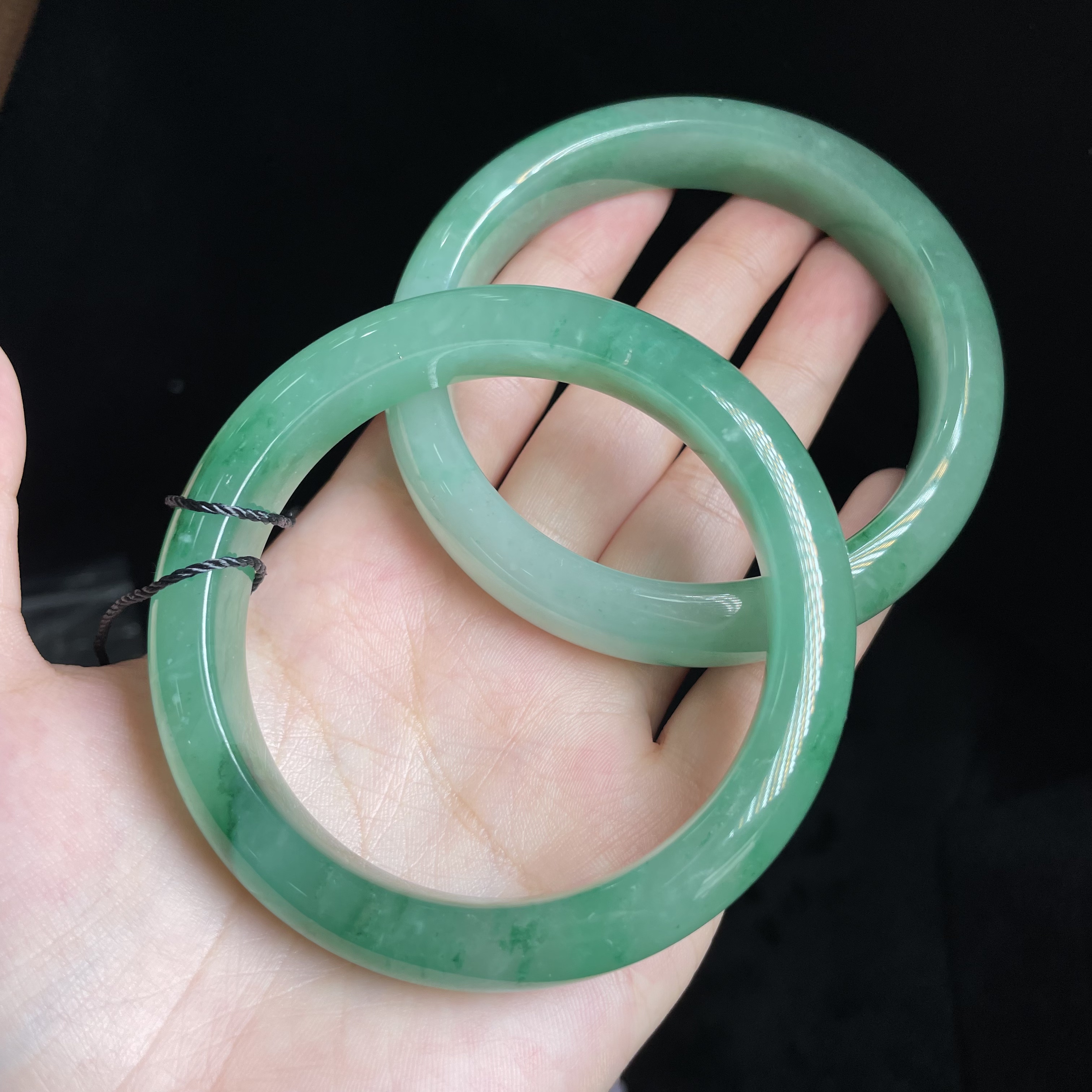 【玉总珠宝】非洲翠玉手镯高冰小众贵气珠宝多样性发一 CAN4230007