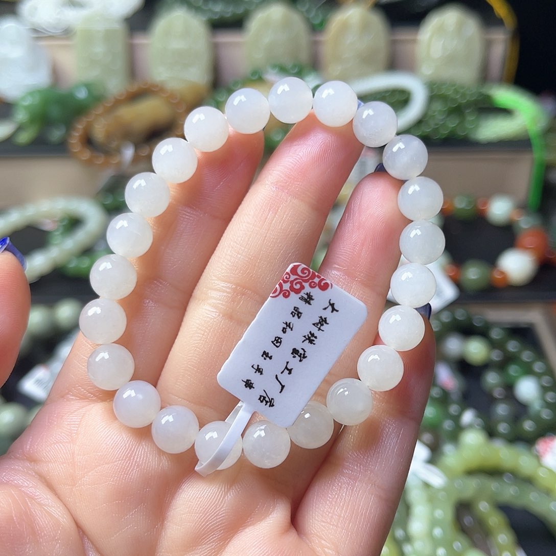 和田玉手链未镶嵌