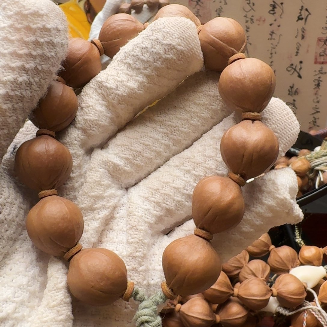 前***锦手串橄榄核梅林小圆